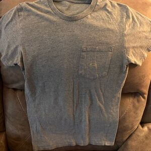 Drake men’s Gray Pocket T-Shirt